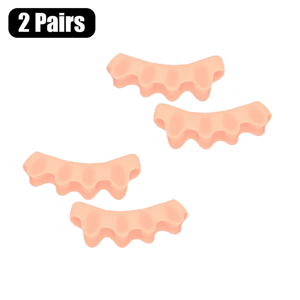 Toe Separators Doctor Recommended Correct Foot and Bunion Pain,Plantar Fasciitis Toe Straightener to Improve Functional Mobility